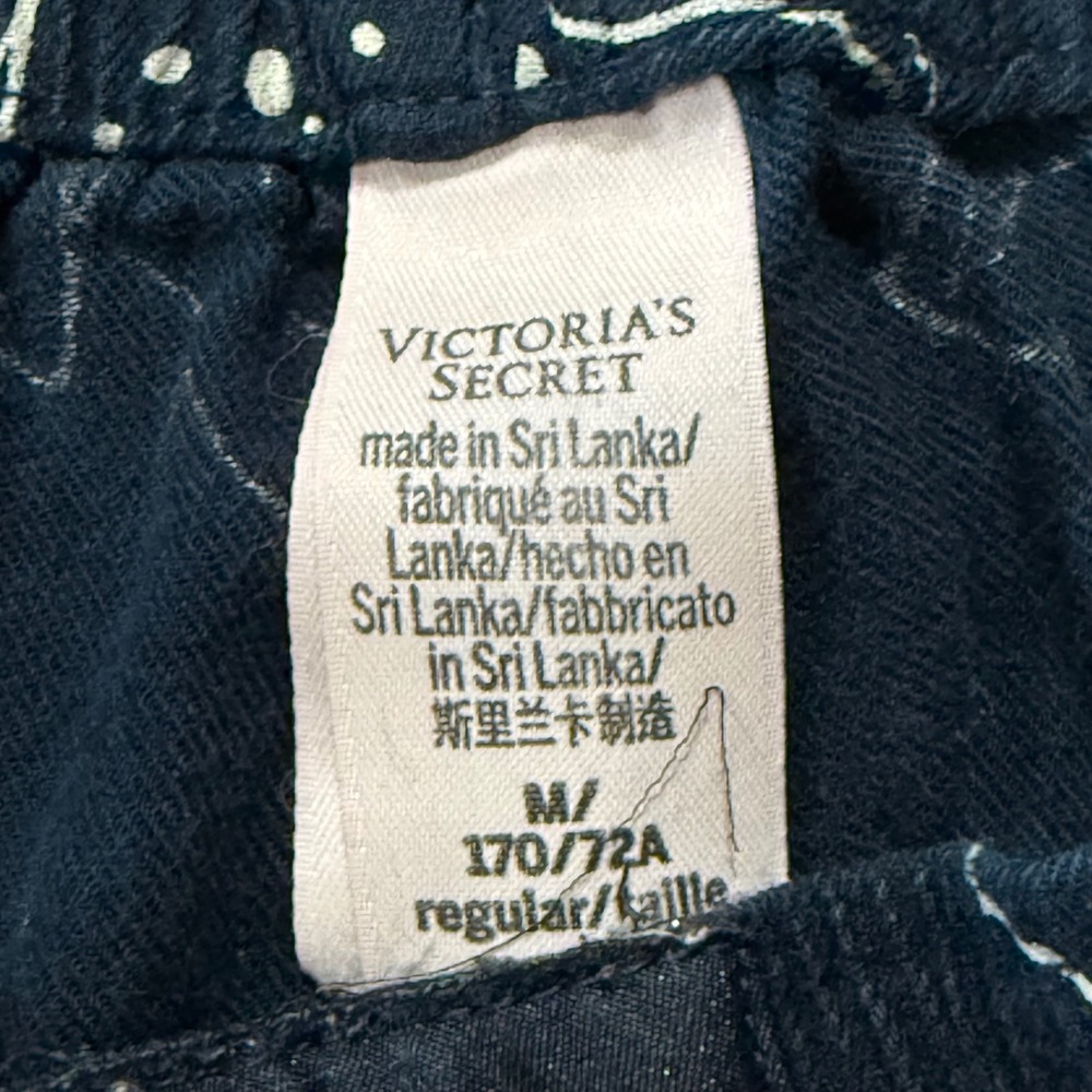 Victoria's Secret Size M Navy Blue Pegasus Celestial Print Jogger Pajama Pants - Picture 3 of 6
